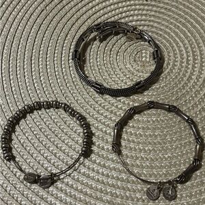Alex and Ani - 3 Silver Bracelet Trio